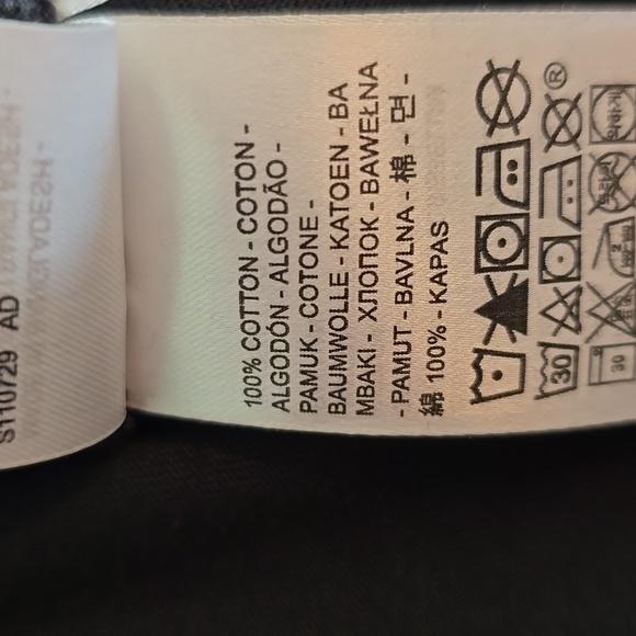 LEVI'S BRAND WOMENS JUNIOR BLACK "SILVERTAB" SIGNATURE LONG SLEEVE SHIRT MEDIUM - Picture 10 of 16